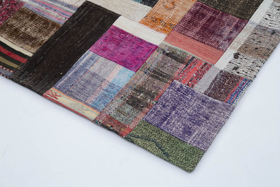 7x10 Multicolor Kilim Patchwork Rug - 30313
