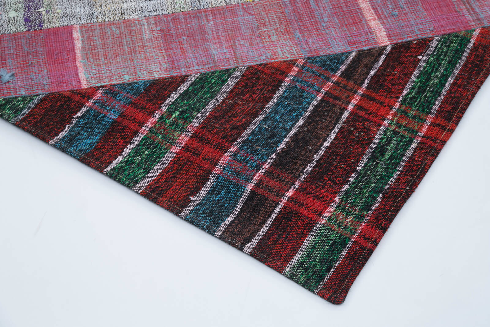 7x10 Multicolor Kilim Patchwork Rug - 30314