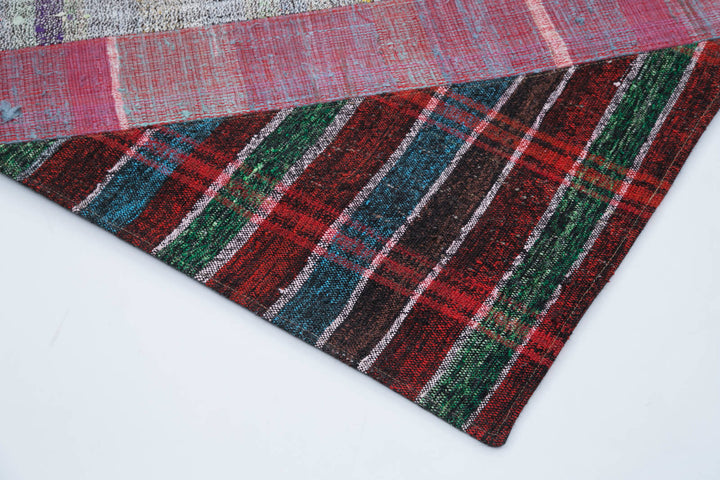 7x10 Multicolor Kilim Patchwork Rug - 30314
