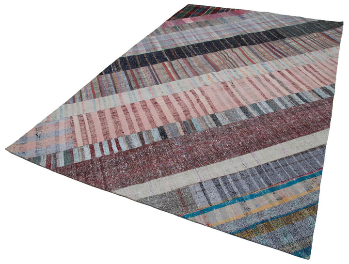 6x10 Multicolor Kilim Patchwork Rug - 30316