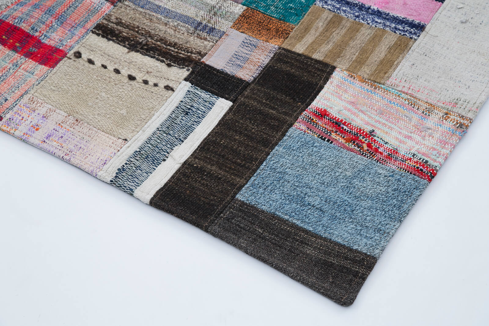 7x10 Multicolor Kilim Patchwork Rug - 30319