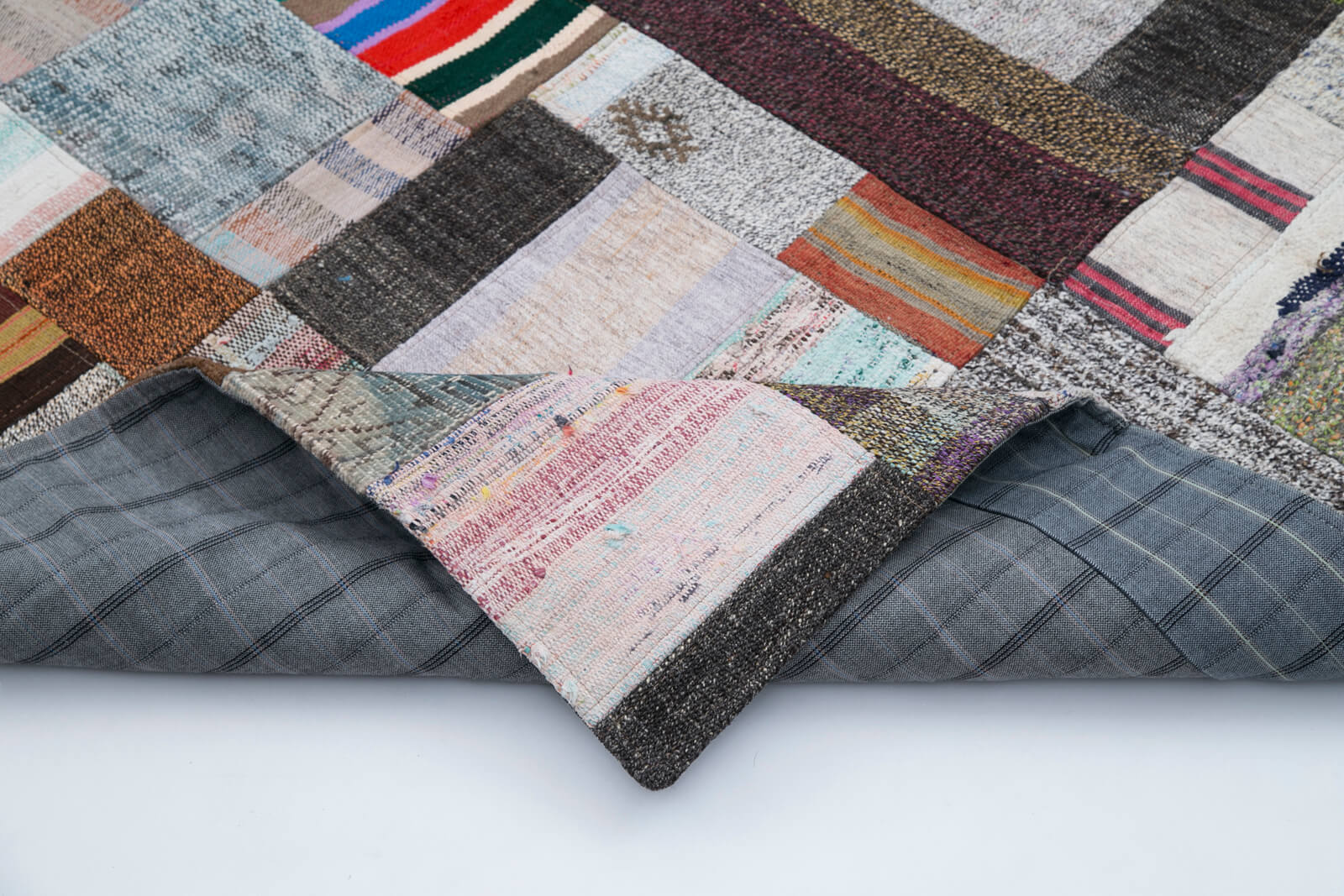 7x10 Multicolor Kilim Patchwork Rug - 30319