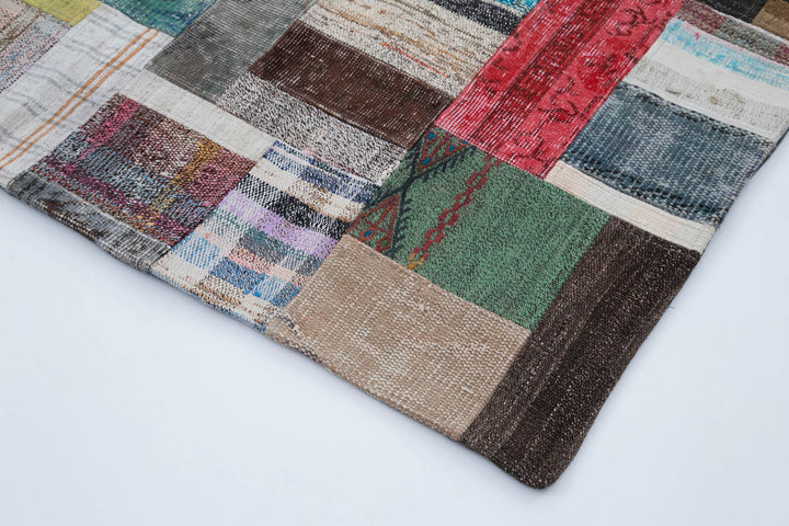 7x10 Multicolor Kilim Patchwork Rug - 30322