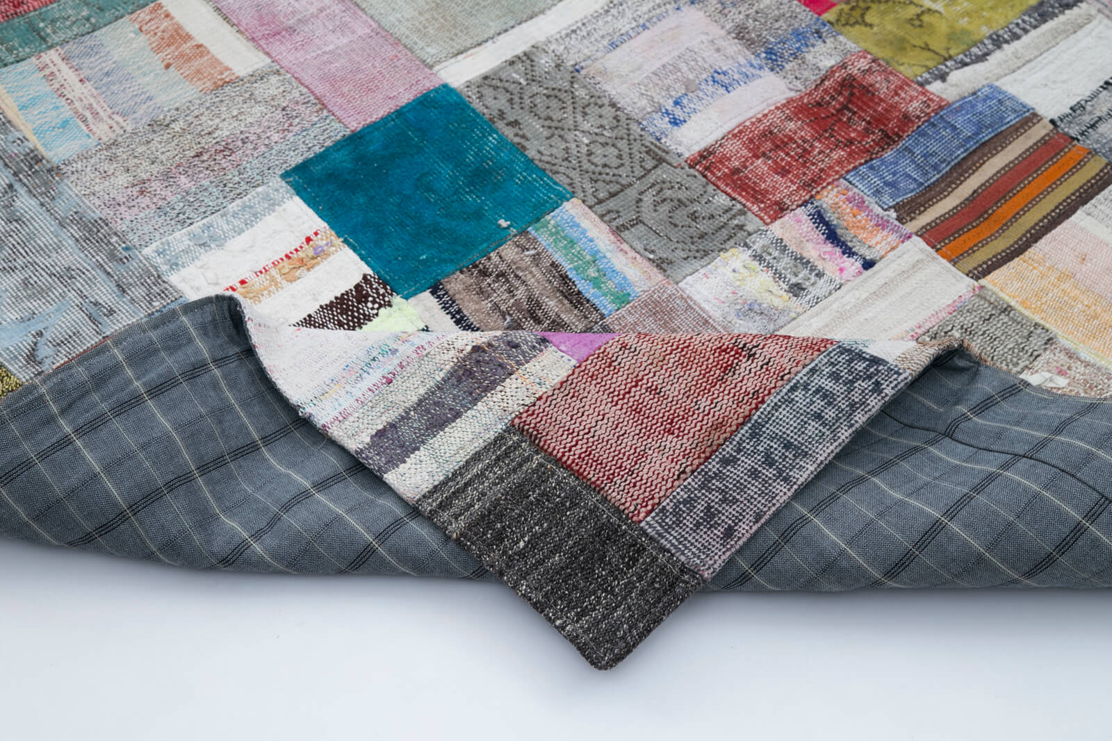 7x10 Multicolor Kilim Patchwork Rug - 30322