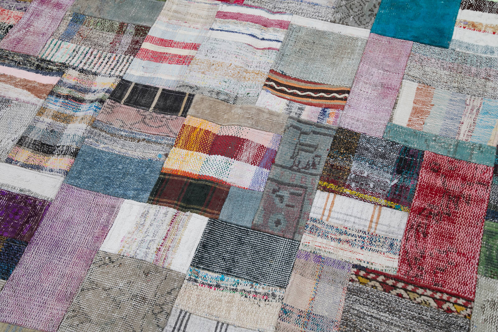 7x10 Multicolor Kilim Patchwork Rug - 30322