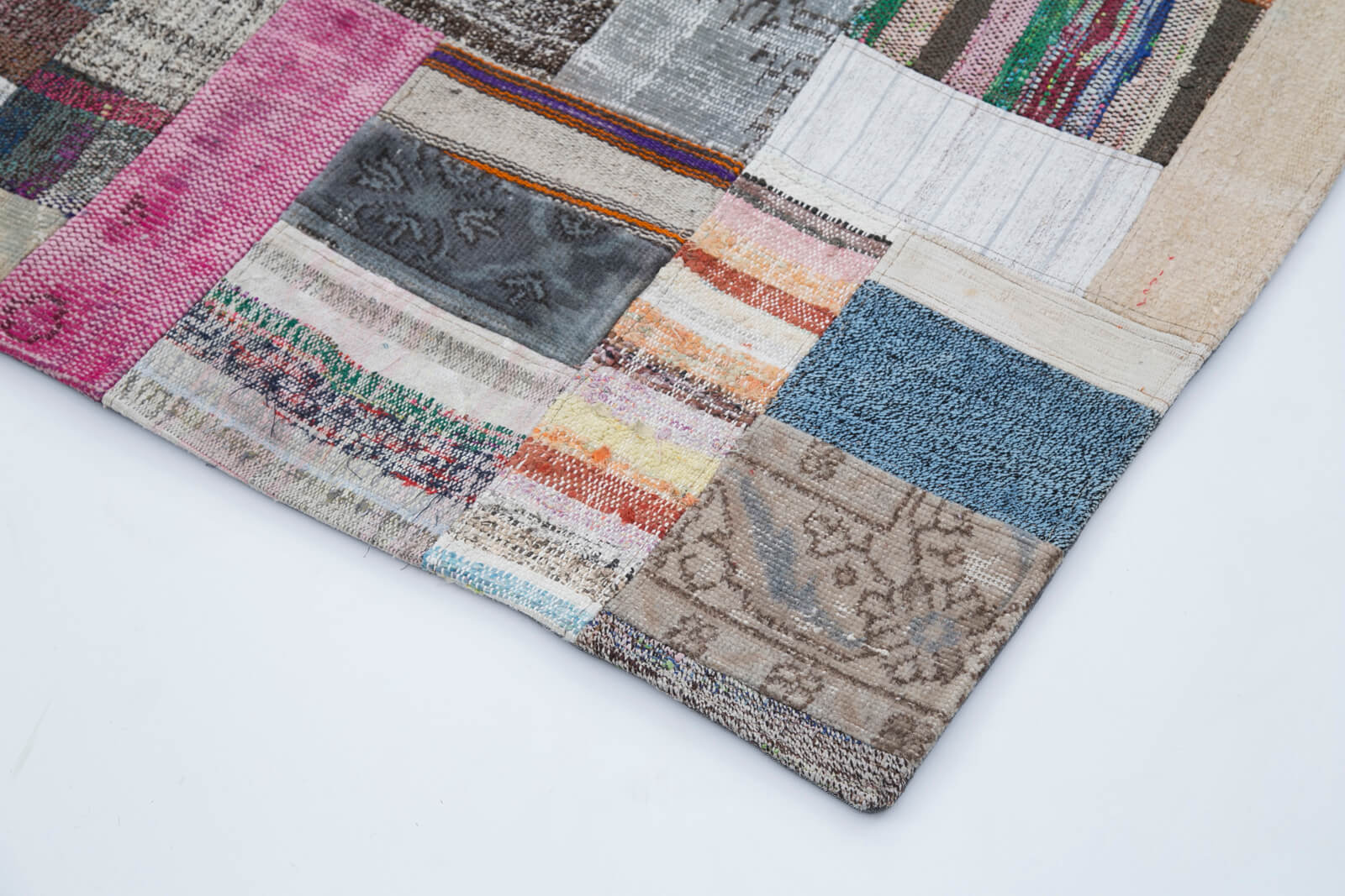 7x10 Multicolor Kilim Patchwork Rug - 30323