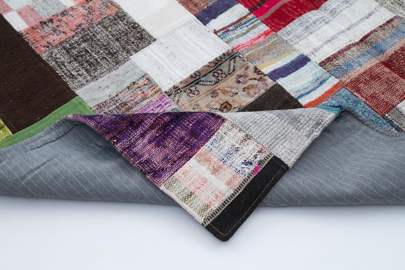 7x10 Multicolor Kilim Patchwork Rug - 30324