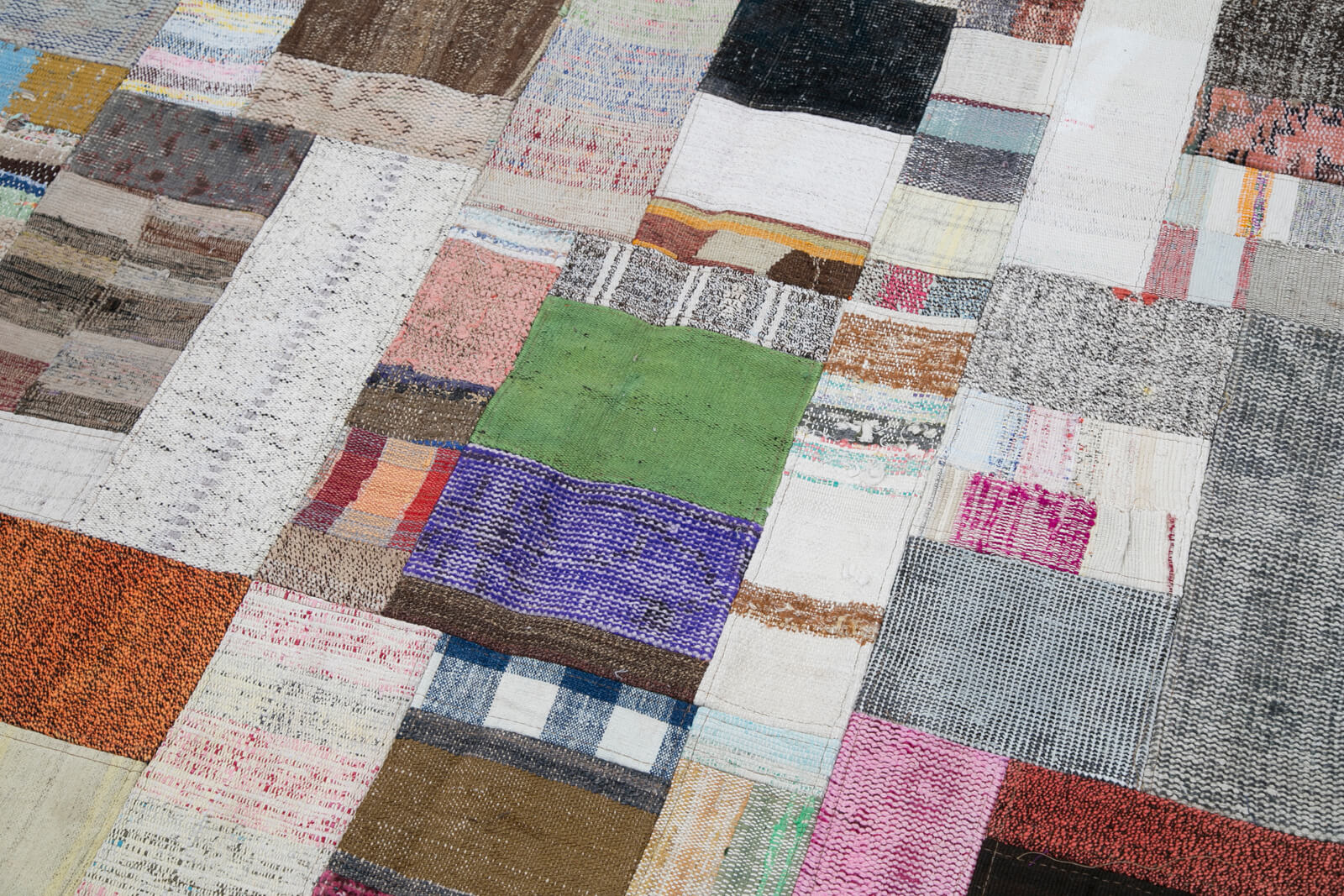 7x10 Multicolor Kilim Patchwork Rug - 30324