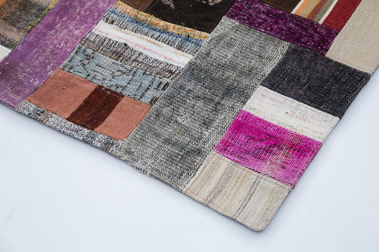 7x10 Multicolor Kilim Patchwork Rug - 30325