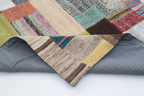 7x10 Multicolor Kilim Patchwork Rug - 30326