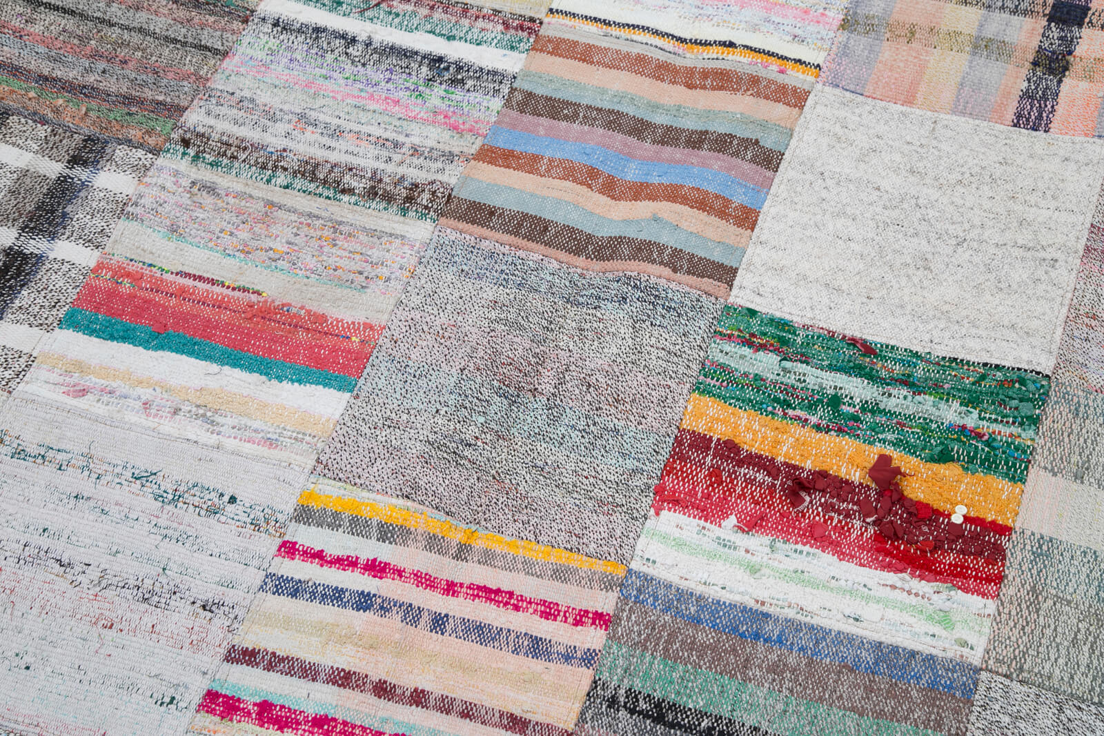 7x10 Multicolor Kilim Patchwork Rug - 30327