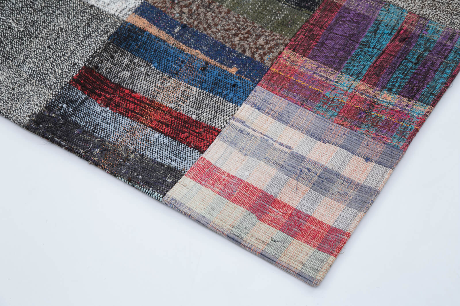 7x10 Multicolor Kilim Patchwork Rug - 30331