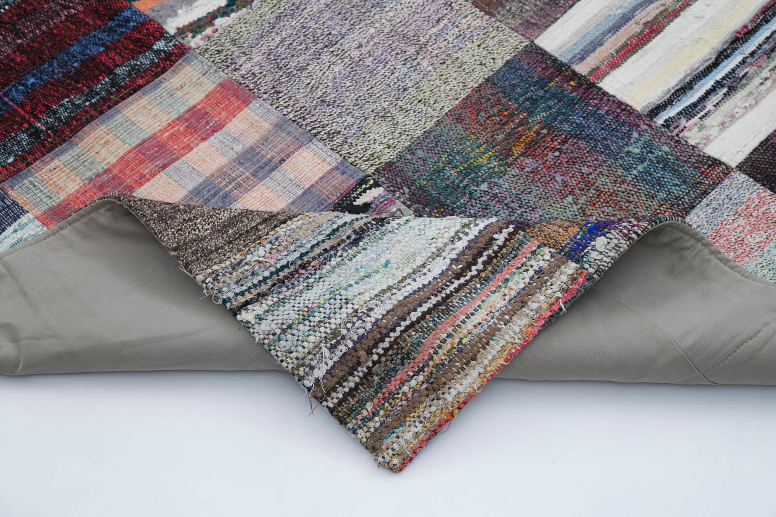 7x10 Multicolor Kilim Patchwork Rug - 30331