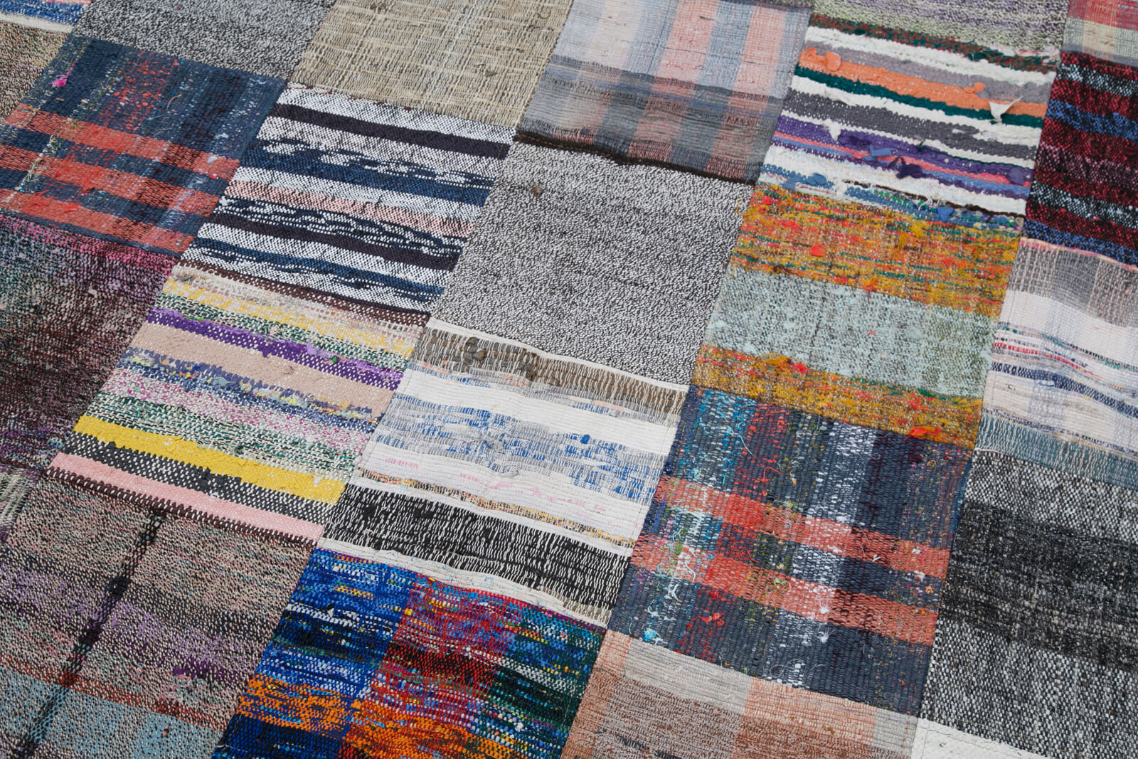 7x10 Multicolor Kilim Patchwork Rug - 30331