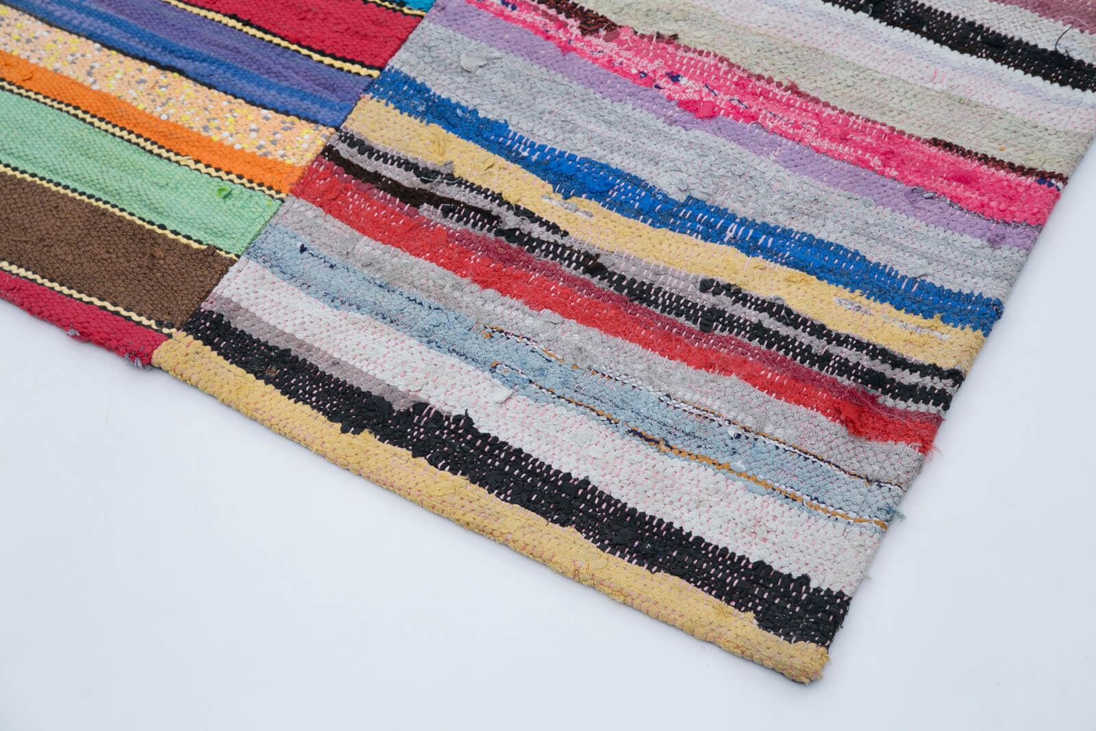 7x10 Multicolor Kilim Patchwork Rug - 30332