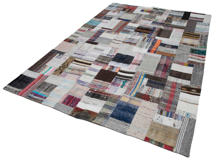 7x10 Multicolor Kilim Patchwork Rug - 30334