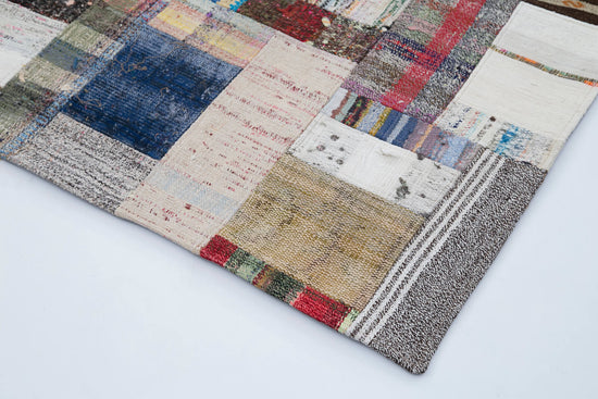 7x10 Multicolor Kilim Patchwork Rug - 30334