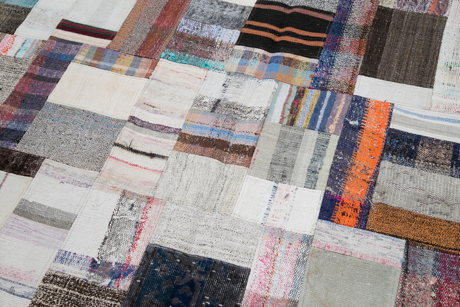 7x10 Multicolor Kilim Patchwork Rug - 30334