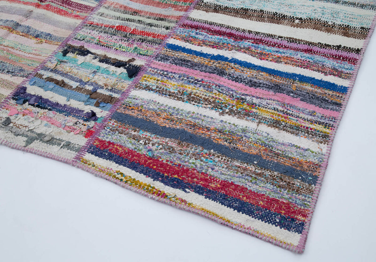 6x9 Multicolor Kilim Patchwork Rug - 30337