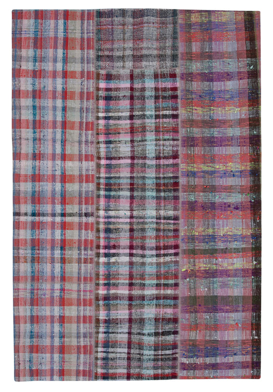 6x10 Multicolor Kilim Patchwork Rug - 30340