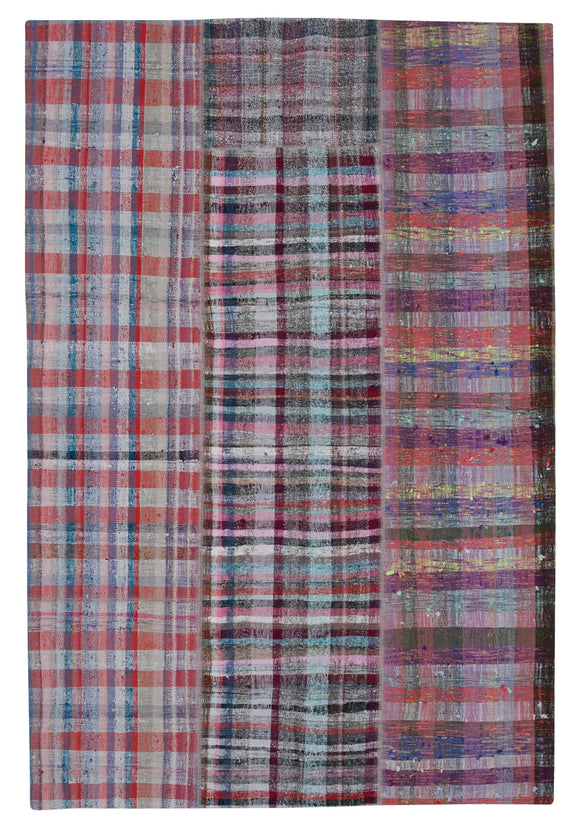 6x10 Multicolor Kilim Patchwork Rug - 30340