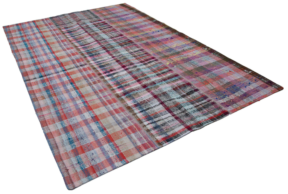6x10 Multicolor Kilim Patchwork Rug - 30340