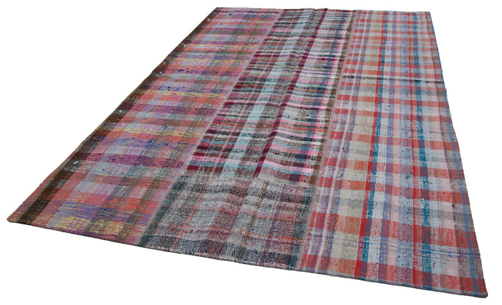 6x10 Multicolor Kilim Patchwork Rug - 30340