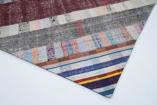 7x10 Multicolor Kilim Patchwork Rug - 30344