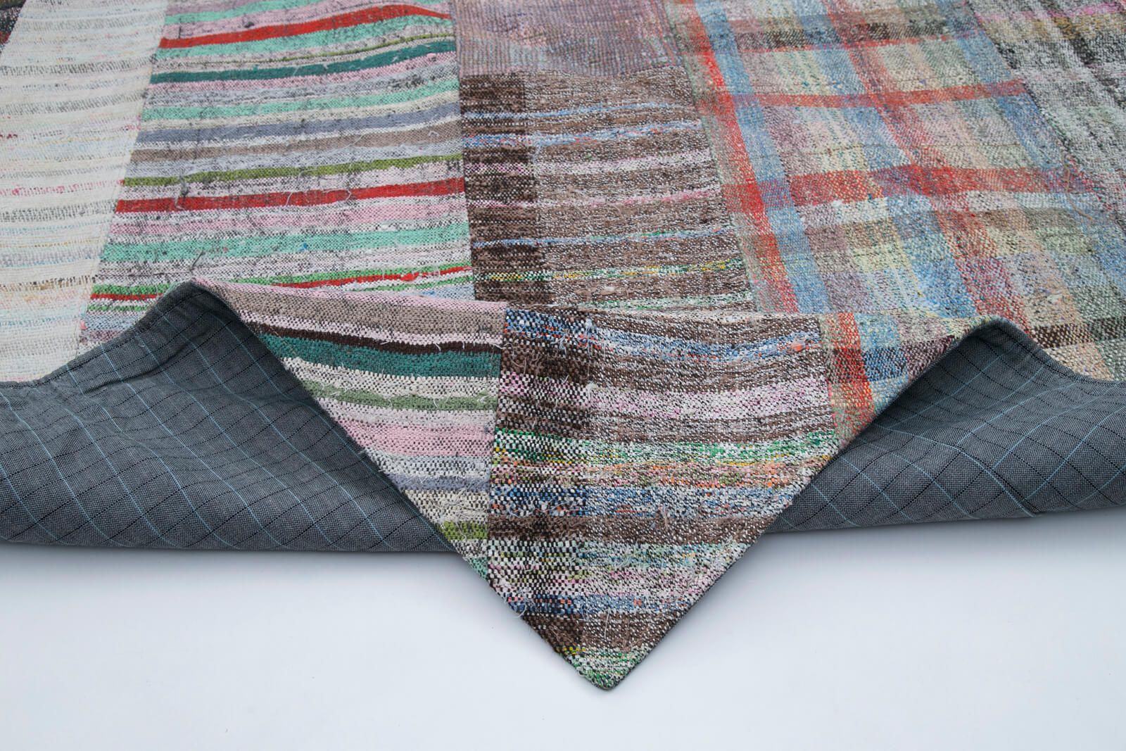 7x10 Multicolor Kilim Patchwork Rug - 30344