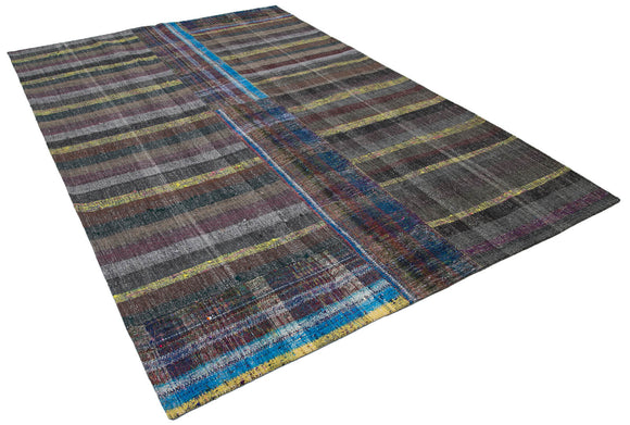 6x10 Multicolor Kilim Patchwork Rug - 30345