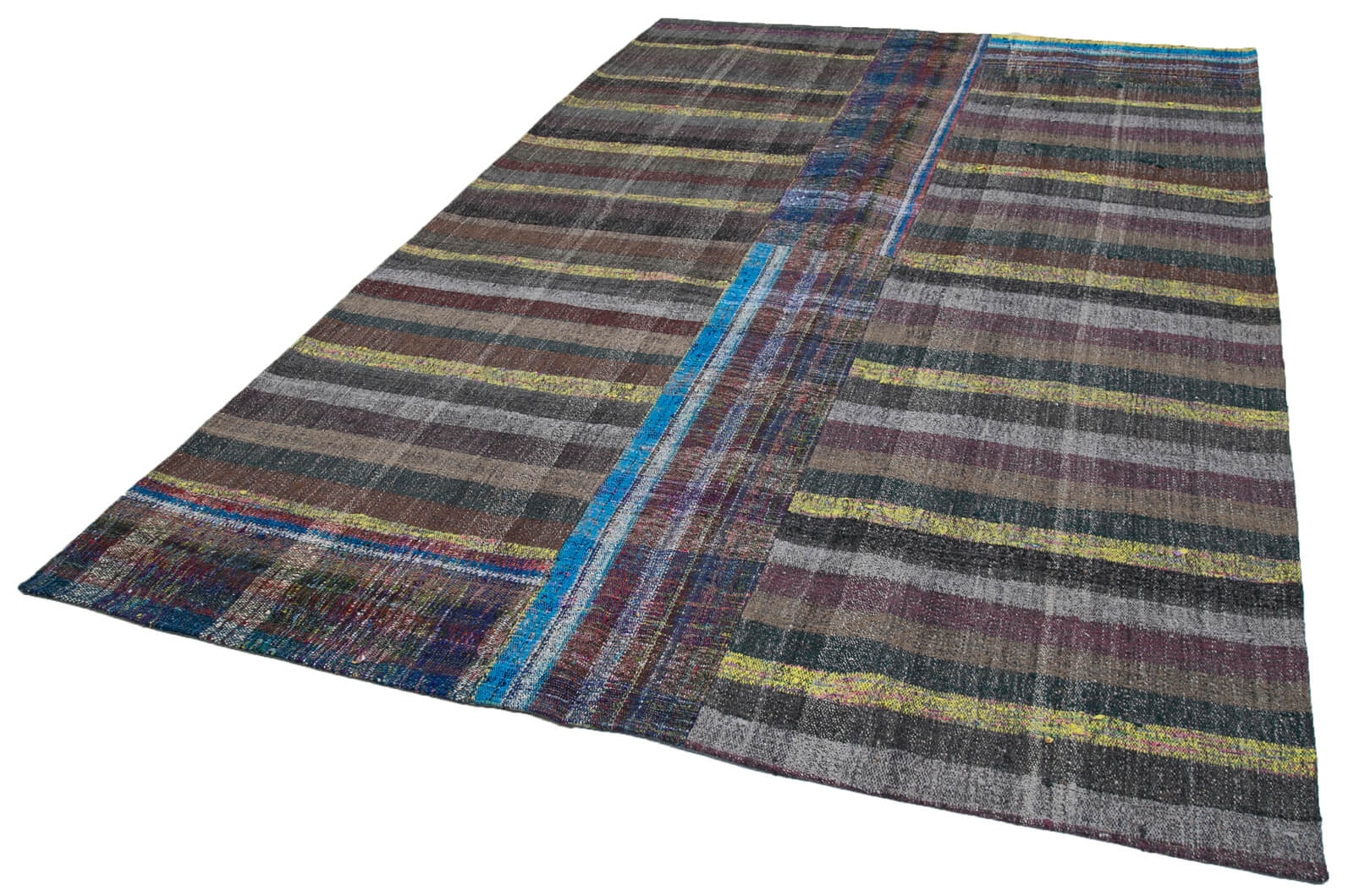 6x10 Multicolor Kilim Patchwork Rug - 30345