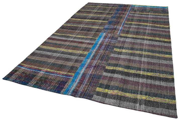 6x10 Multicolor Kilim Patchwork Rug - 30345