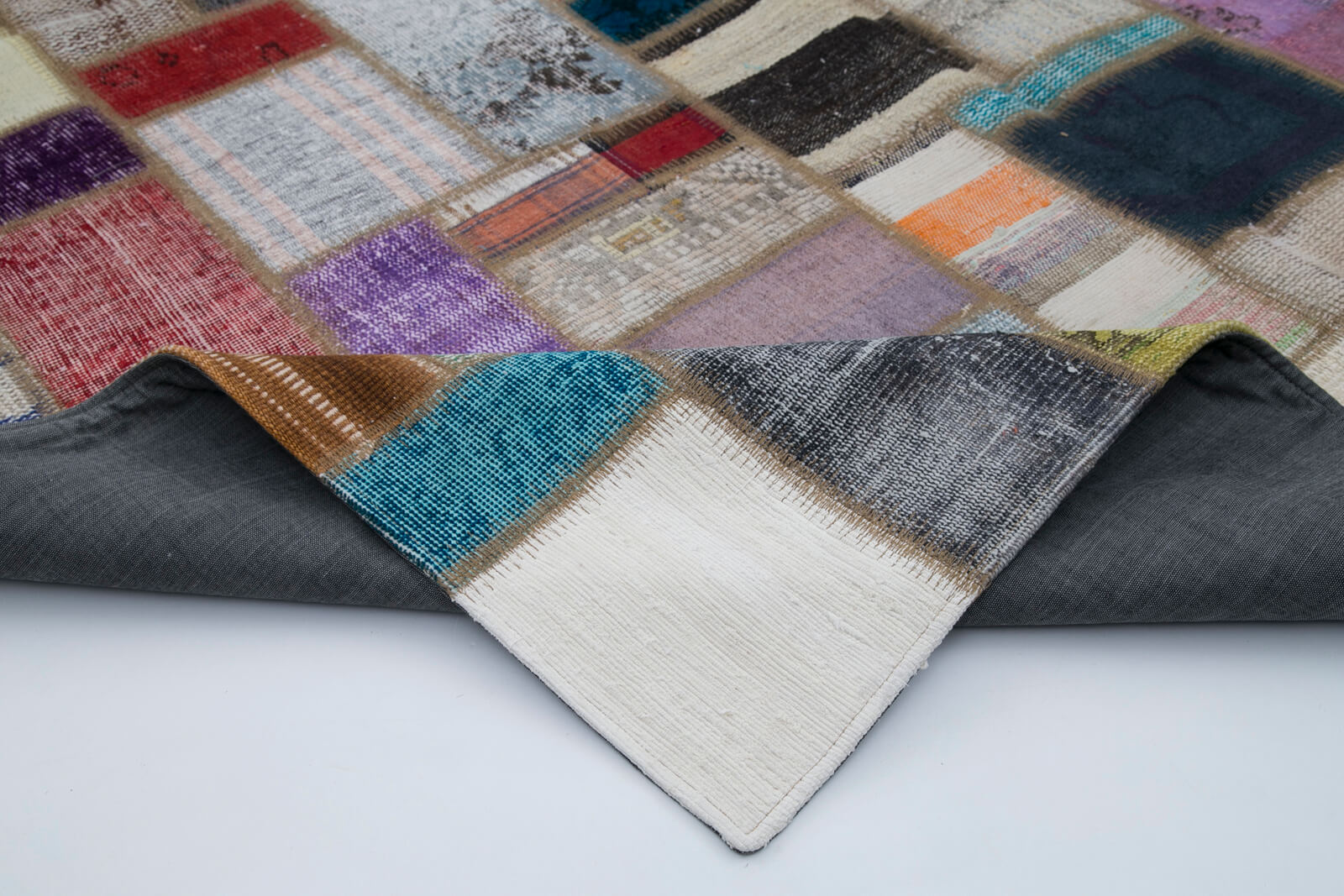 7x10 Multicolor Kilim Patchwork Rug - 30347