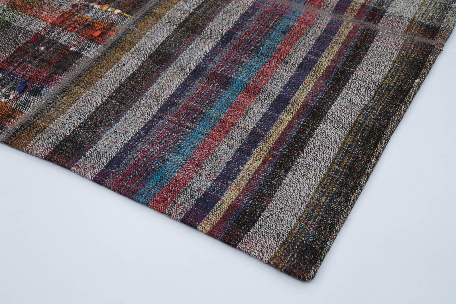 7x10 Multicolor Kilim Patchwork Rug - 30348