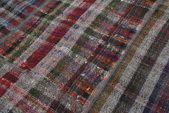7x10 Multicolor Kilim Patchwork Rug - 30348