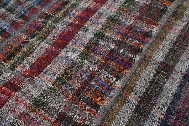 7x10 Multicolor Kilim Patchwork Rug - 30348