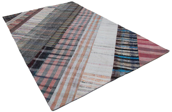 6x10 Multicolor Kilim Patchwork Rug - 30353