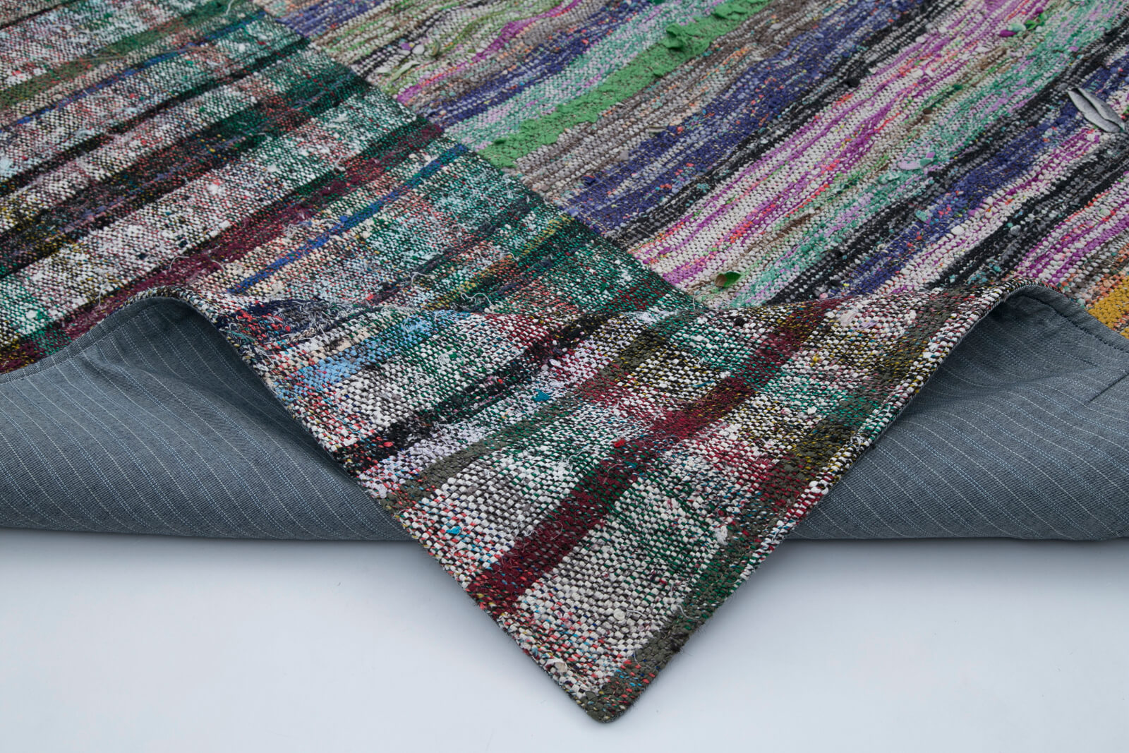 7x10 Multicolor Kilim Patchwork Rug - 30355