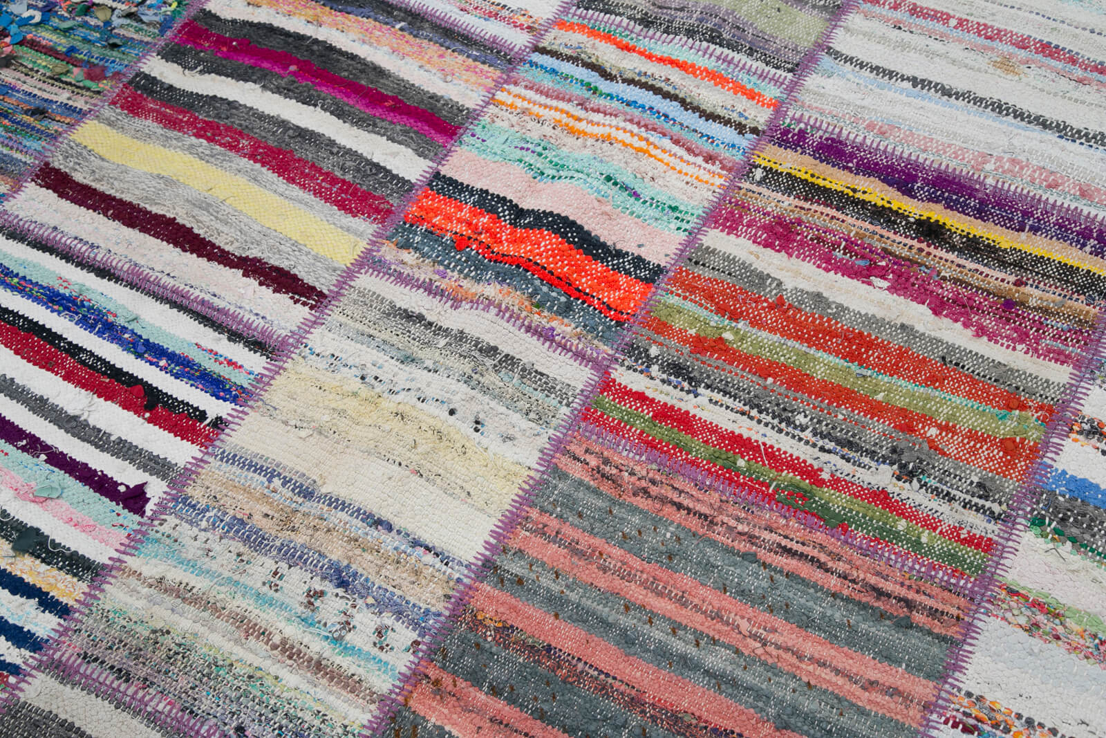 7x9 Multicolor Kilim Patchwork Rug - 30356