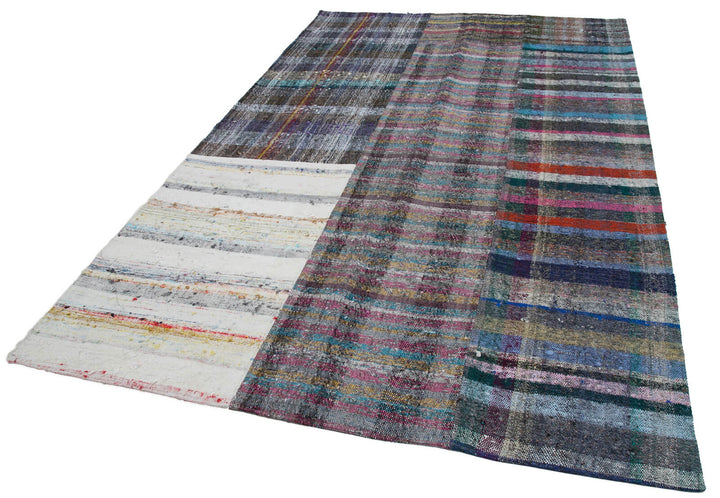 6x10 Multicolor Kilim Patchwork Rug - 30357