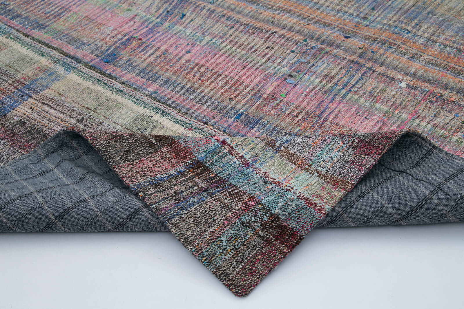 7x10 Multicolor Kilim Patchwork Rug - 30358