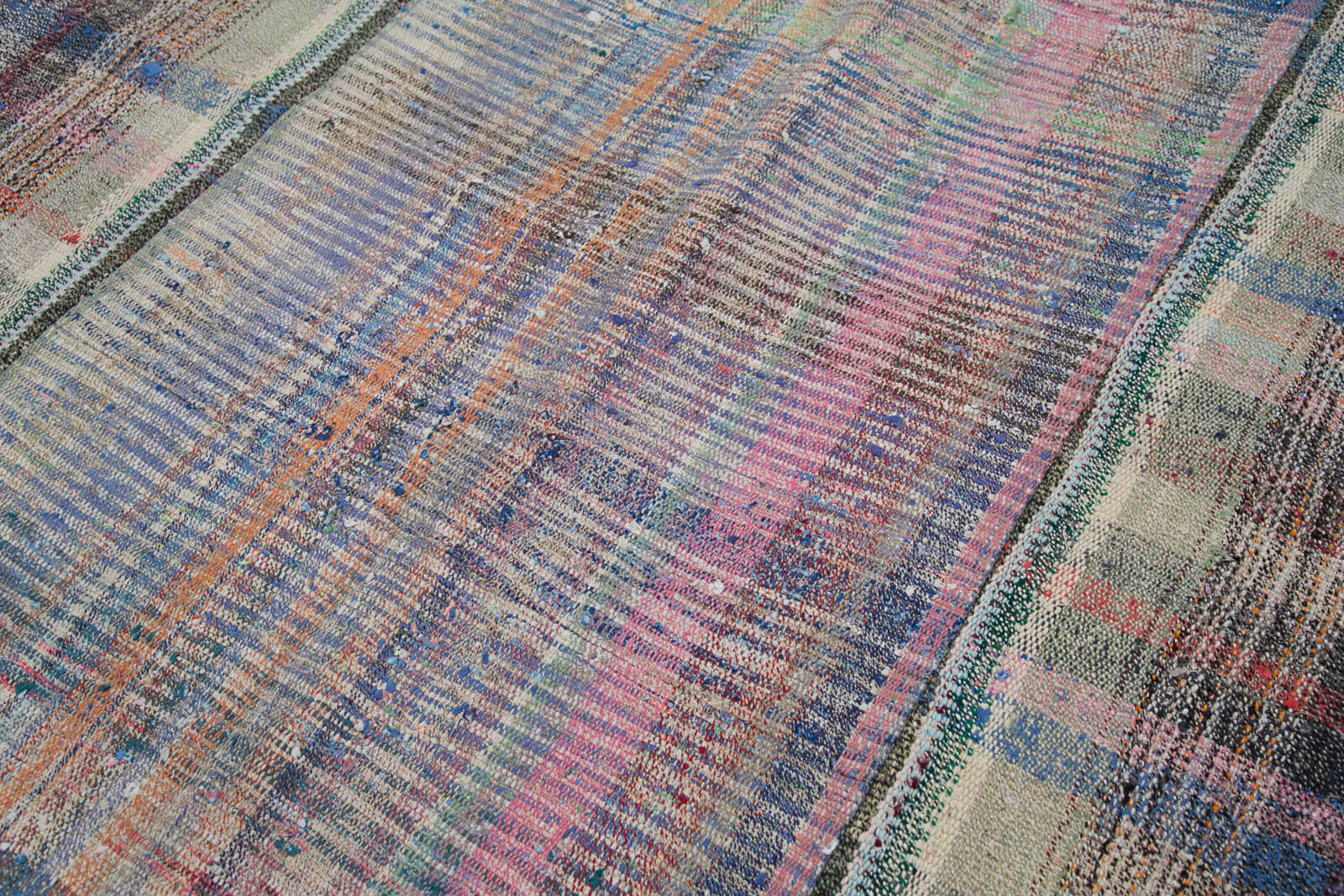 7x10 Multicolor Kilim Patchwork Rug - 30358