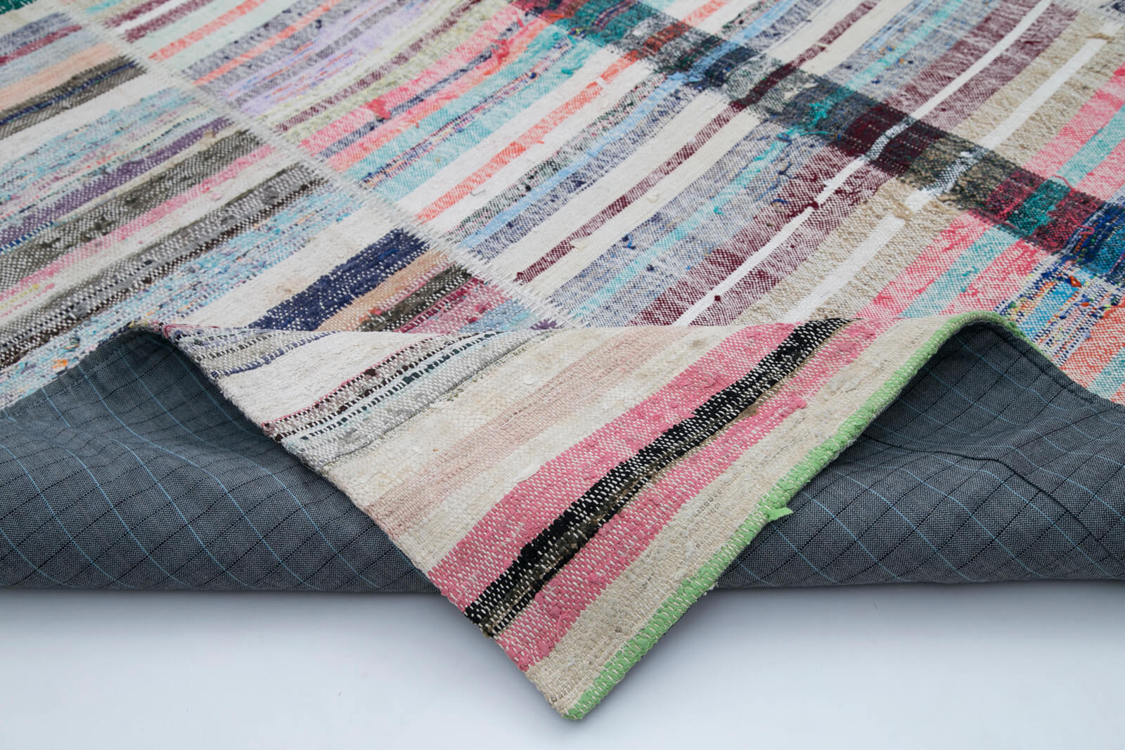 7x10 Multicolor Kilim Patchwork Rug - 30359
