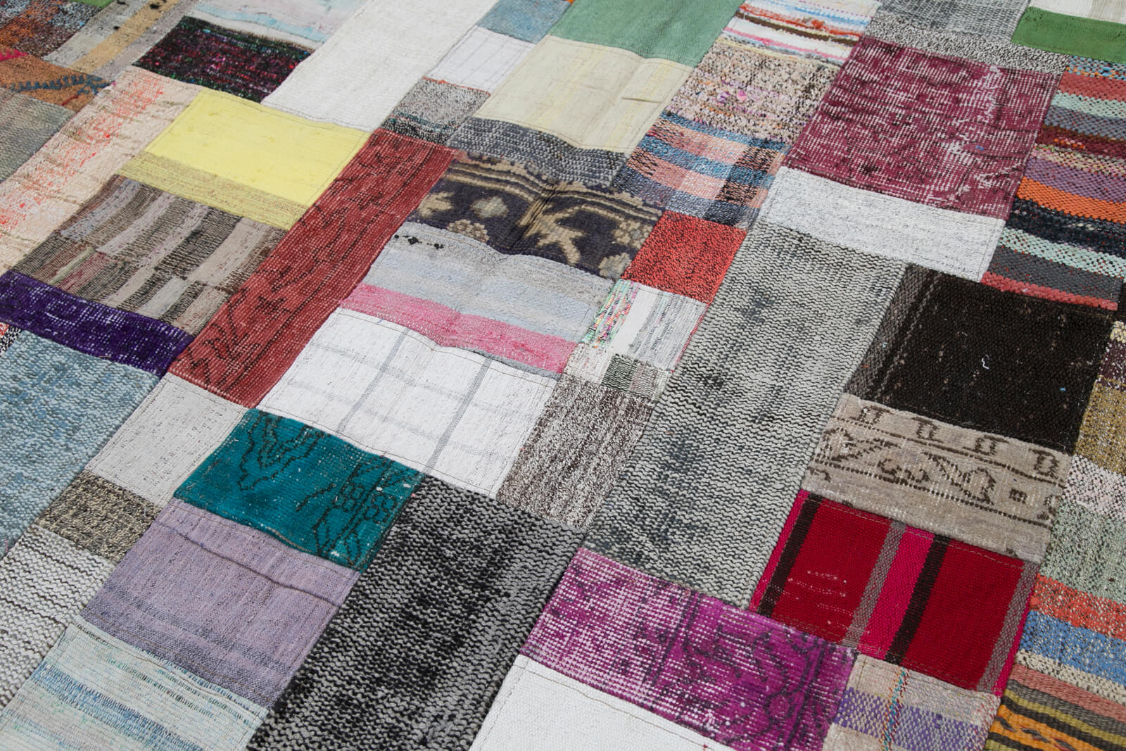 7x10 Multicolor Kilim Patchwork Rug - 30361
