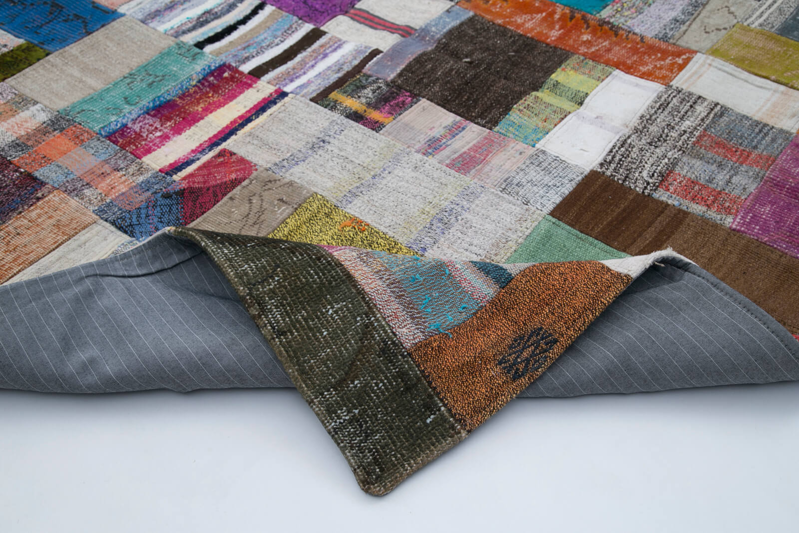 7x10 Multicolor Kilim Patchwork Rug - 30364