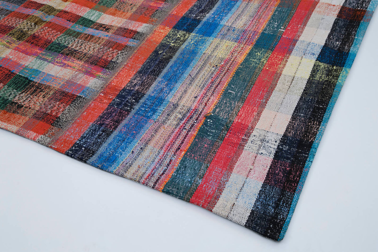 7x9 Multicolor Kilim Patchwork Rug - 30366