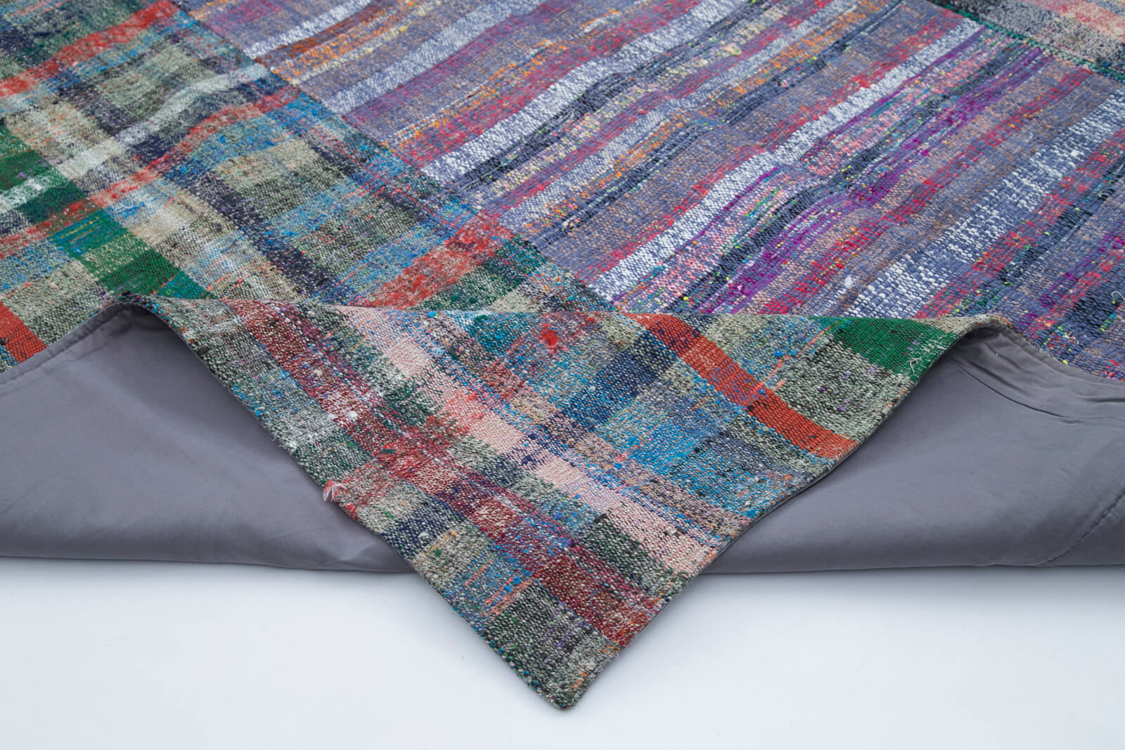 7x10 Multicolor Kilim Patchwork Rug - 30367