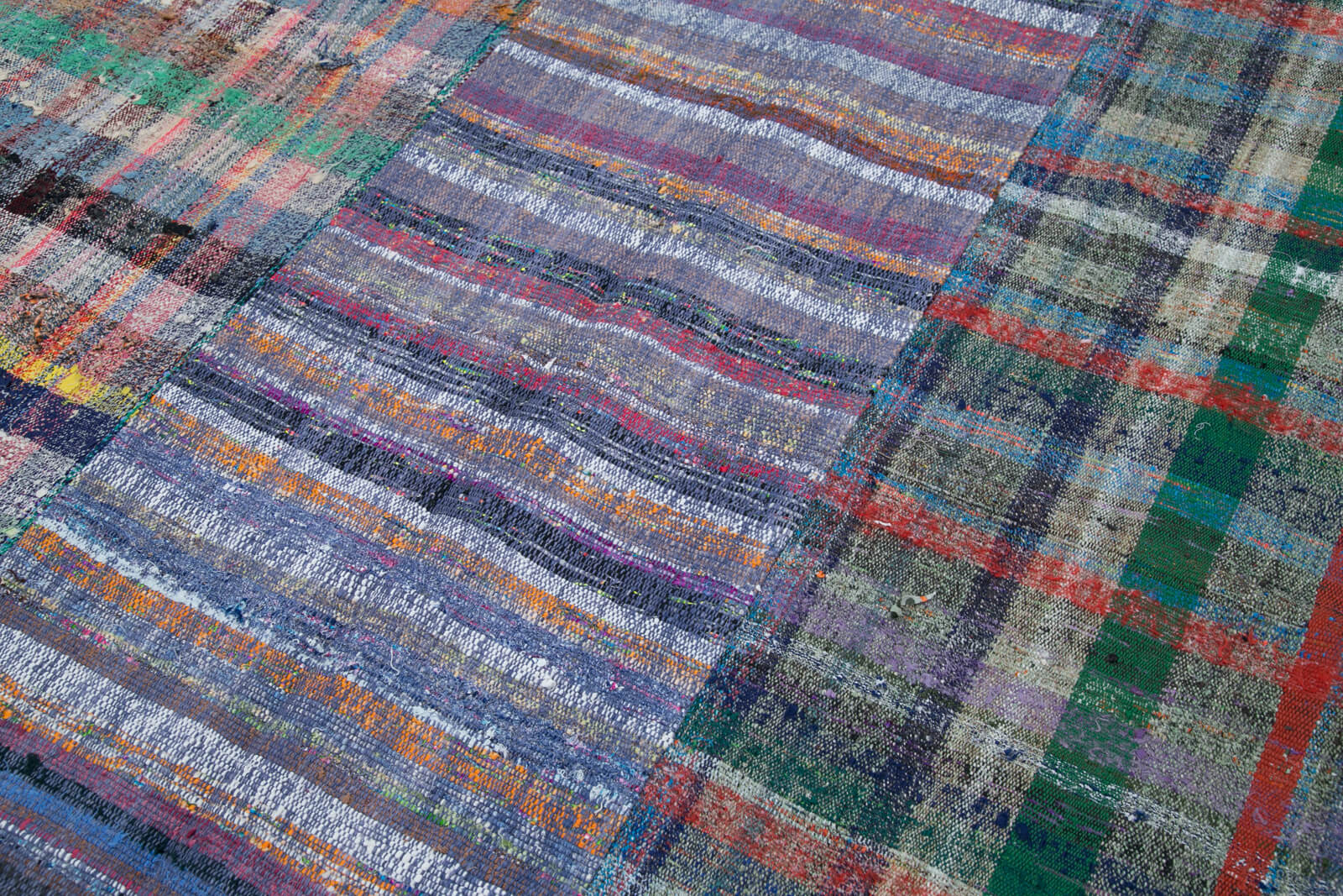 7x10 Multicolor Kilim Patchwork Rug - 30367