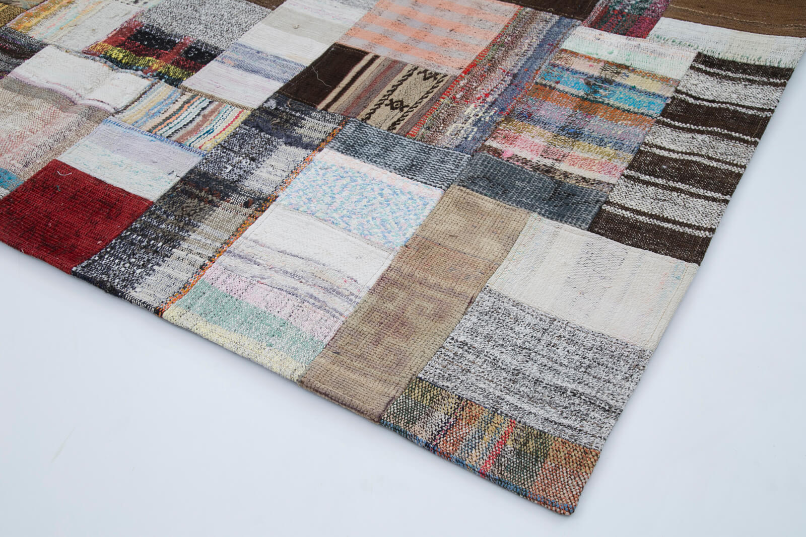 7x10 Multicolor Kilim Patchwork Rug - 30369