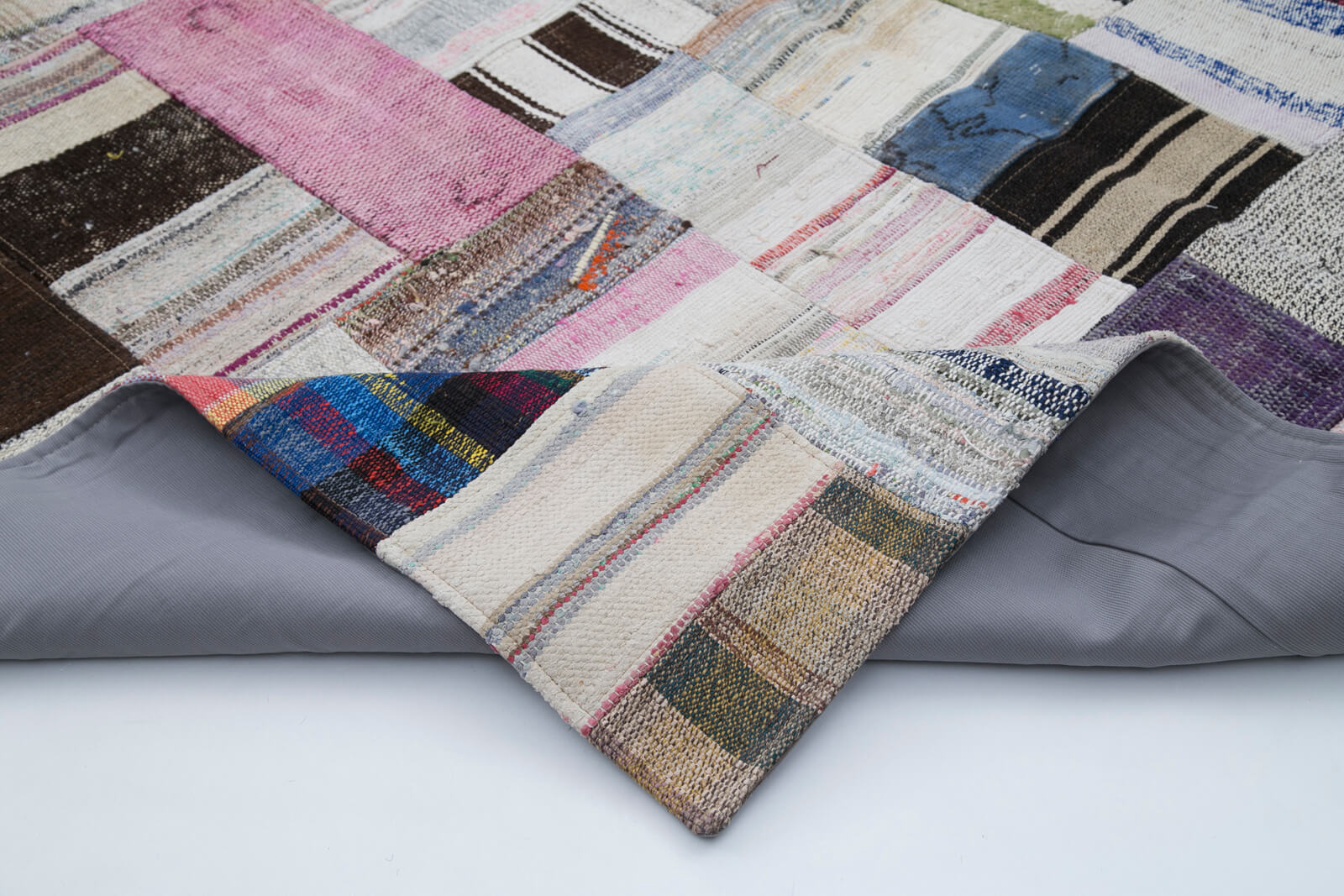 7x10 Multicolor Kilim Patchwork Rug - 30369
